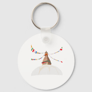 Buddha Boudha Swoyambhu Key Ring