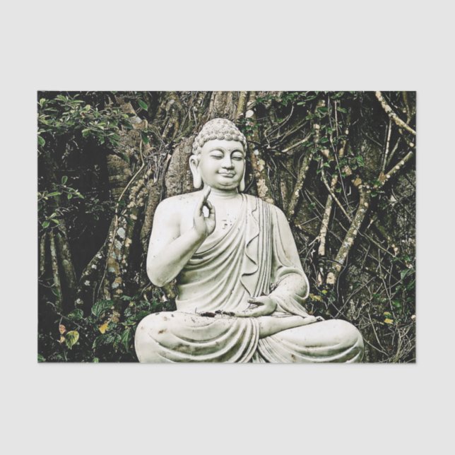 buddha, buddhism, asian, traditional, religion, tissue paper (Front)