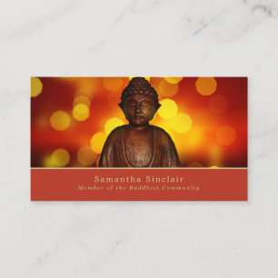 Buddha, Buddhism, Buddhist Business Card