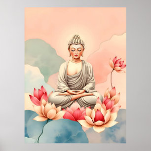 Buddha Buddhism Zen Spirituality Peace Poster