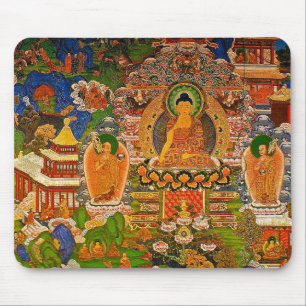 Buddha Buddhist Buddhism Blessing Boho Bohemian Mouse Mat