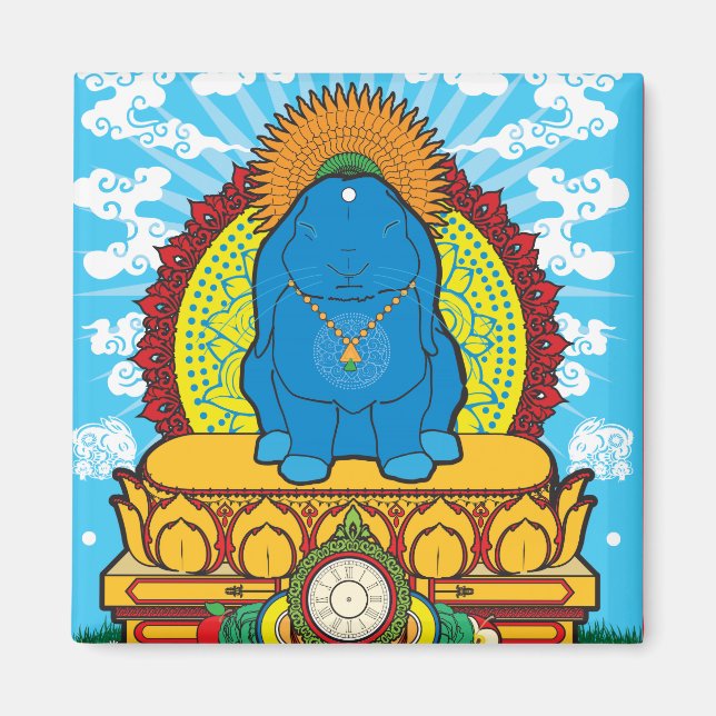 BUDDHA BUN MAGNET (Front)