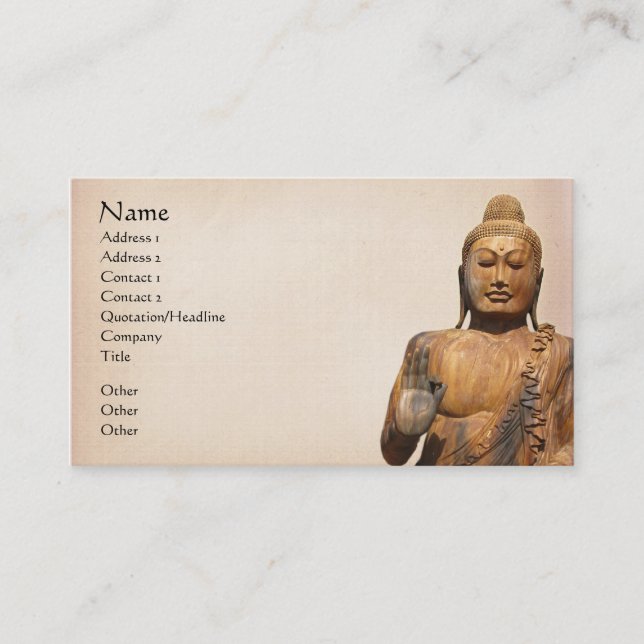 Buddha Business Card (Front)