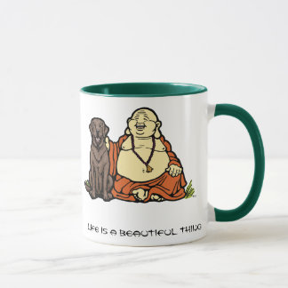 Buddha Chocolate Lab Mug
