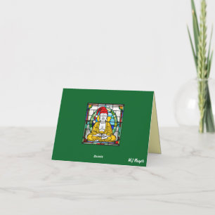 Buddha Christmas Card