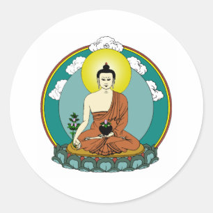 Buddha Classic Round Sticker