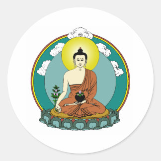 Buddha Classic Round Sticker