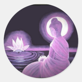 Buddha Classic Round Sticker