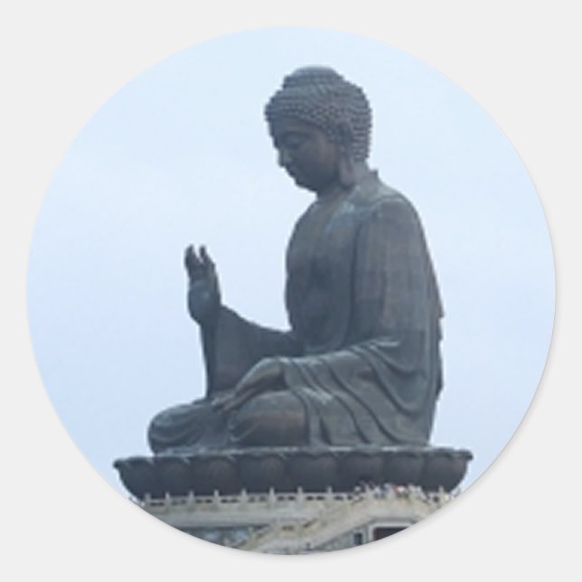 Buddha Classic Round Sticker (Front)
