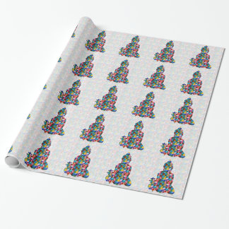 BUDDHA Consciousness : Rolled into JEWELS Wrapping Paper