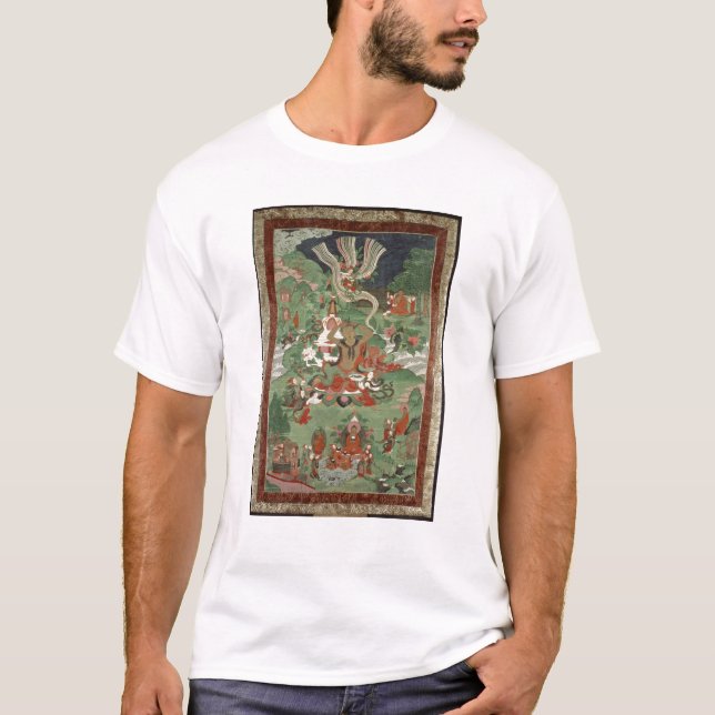Buddha cutting a tuft of hair T-Shirt (Front)