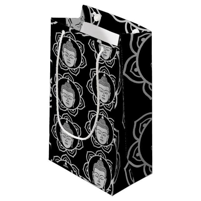 Buddha Decorative Small Gift Bag (Front Angled)