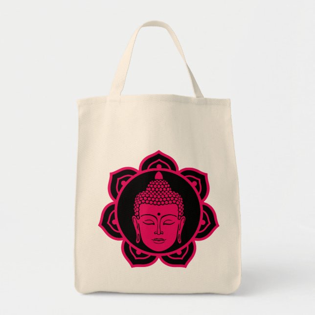 Buddha Decorative Tote Bag (Front)