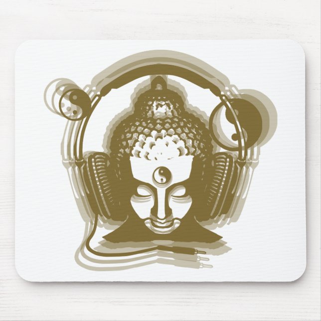 Buddha Deejay Mouse Mat (Front)