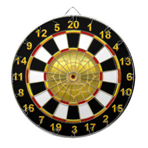 Buddha doing yoga meditation spiritual gold foil dartboard
