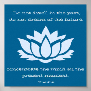 Buddha Dream Quote Inspirational Poster