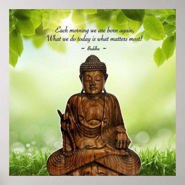 Buddha - Each morning. Poster (Front)