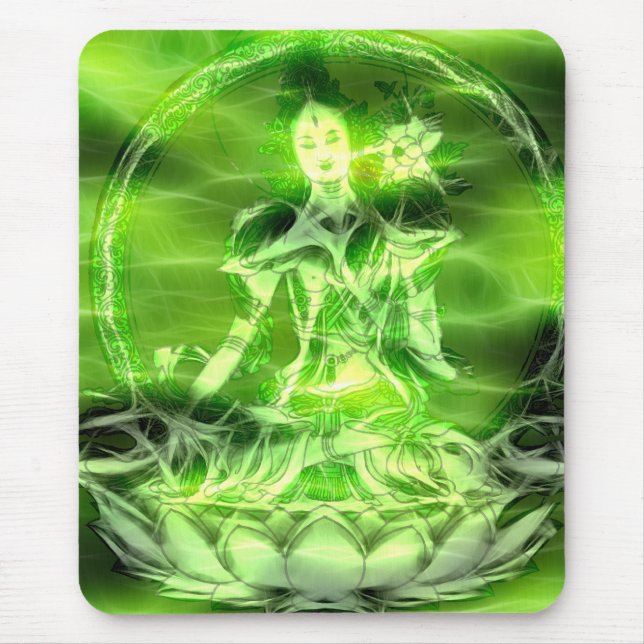 Buddha Energy 5 Tara Mouse Mat (Front)