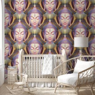 Buddha Energy - Fantas seamless pattern 2 Wallpaper