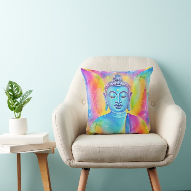 Buddha Energy - Watercolor seamless pattern 1 Cushion (Chair)