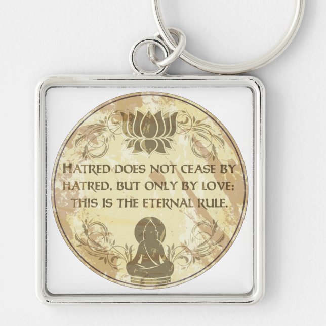 Buddha Eternal Rule Key Ring (Front)