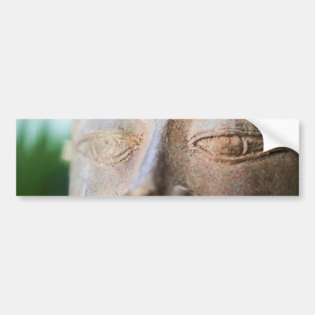 Buddha Face Bumper Sticker (Front)