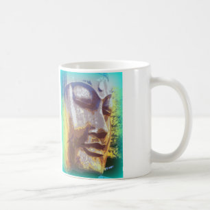 buddha face coffee mug