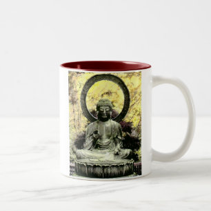Buddha Fire Sky, Golden Gate Park. Two-Tone Coffee Mug