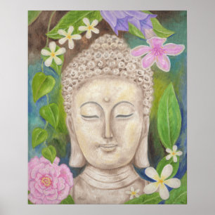 Buddha Flower art print