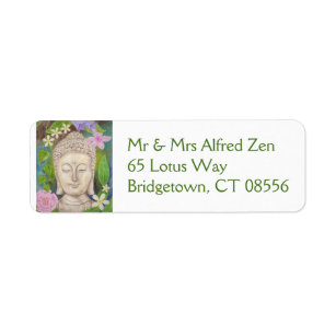 Buddha Flower return address label