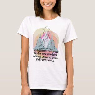 Buddha Gautama Mindfulness Peace Loving Kindness M T-Shirt
