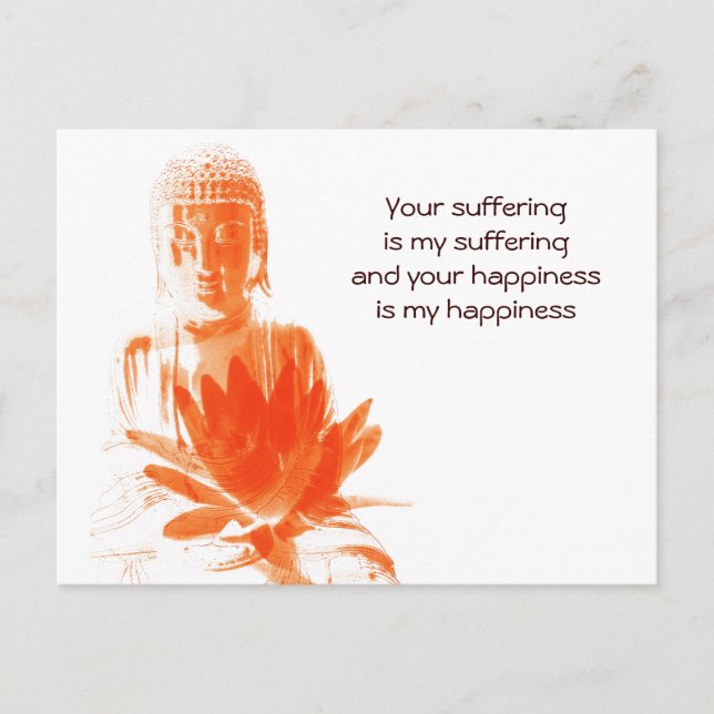 Buddha Gautama quote postcard (Front)
