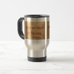 Buddha Gifts Copper Metallic Travel Mug