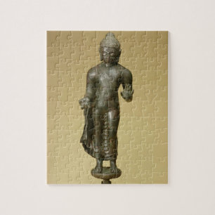 Buddha, Gupta, Phopnar (bronze) Jigsaw Puzzle