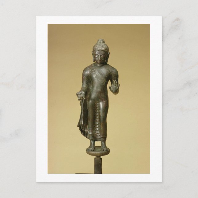 Buddha, Gupta, Phopnar (bronze) Postcard (Front)