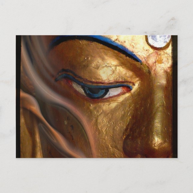 BUDDHA HALF EYE POSTCARD (Front)
