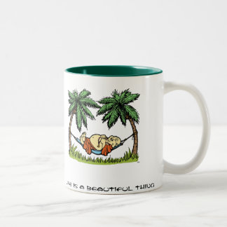 Buddha Hammock Two-Tone Coffee Mug