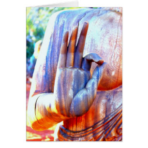 Buddha hand in mudra