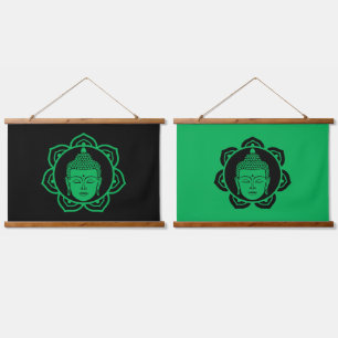 Buddha Head Meditation Hanging Tapestry