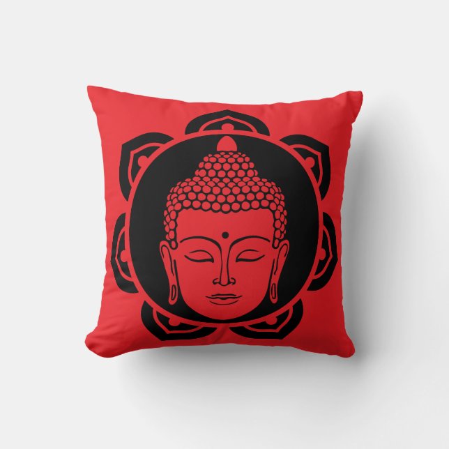 Buddha Head Meditation Pillow (Front)