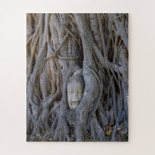 Buddha Head of Thailand Jigsaw Puzzle