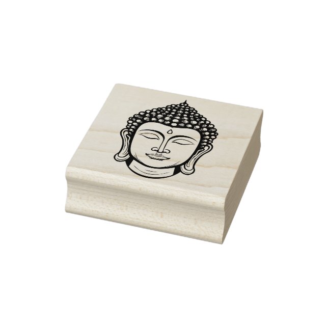 Buddha Head Rubber Stamp (Stamp)