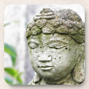 Buddha head statue coaster