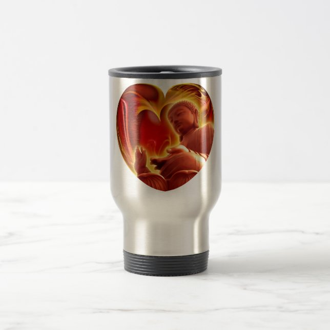 BUDDHA Heart Travel Mug (Center)