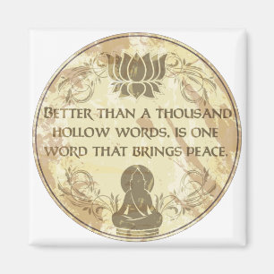 Buddha Hollow Words Magnet