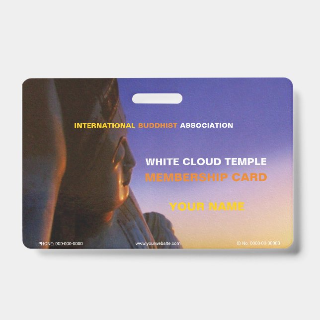 Buddha ID Badge (Front)