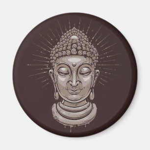 Buddha Illustration magnets