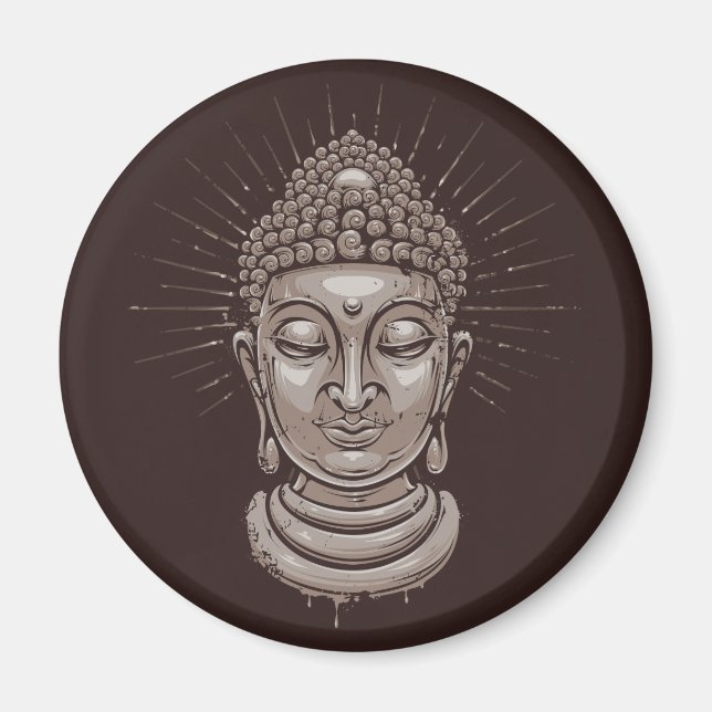 Buddha Illustration magnets (Front)