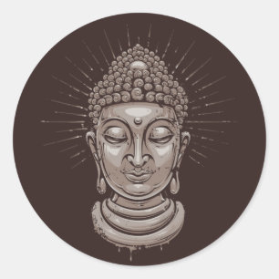 Buddha Illustration stickers
