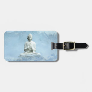 Buddha in Clouds Luggage Tag